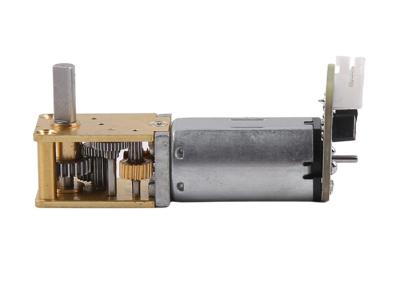 China Alto motor del engranaje del gusano N20 DC del esfuerzo de torsión con el codificador magnético en venta