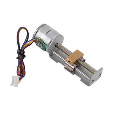 China Rated Voltage 12V 24V Linear Stepper Motor with 2 Phase and Over 1 KG Thrust for sale