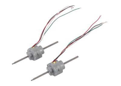 China Miniature Stepper Motor 7.5 Degree 25mm Non Captive With Run Through Lead Screw for sale