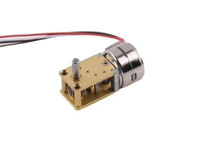 China 2 Phase 15mm Micro Precision Geared Stepper Motor With Worm Gearbox for sale