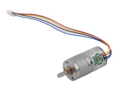 China Round Geared Stepper Motor 20mm Micro Geared Stepping Motor 2 Phase 4 Wire Mini Gear Stepper Motor With Gearbox for sale