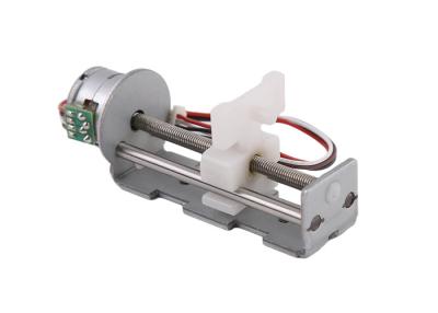 China 5V DC 15mm Micro Linear Stepper Motor With Screw Slider Bracket 18 ° Step angle Lead pitch M3 pitch 0.5mm for sale