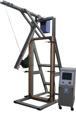 China Falling Ball Pendulum Impact Testing Machine Safety Glazing in Grey Color for sale