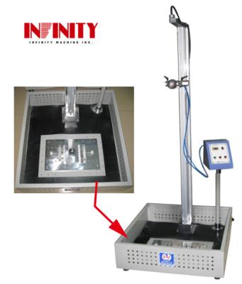 China 1000mm Height Drop Testing Machine With Touch Panel Setting And Display 2Kgf Test Load Drop Weight Testing à venda