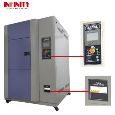 China High Low Temperatur Thermal Shock Test Chamber For Climate 5Min Temperature Recovery Time en venta