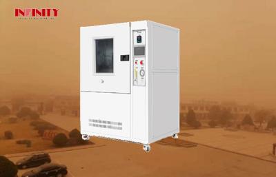 China Cámara de ensayo climática de alto rendimiento para el grado de ensayo impermeable al polvo IP5X e IP6X Precisión de tiempo ±1 segundo en venta