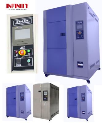 China SUS304 Stainless Steel Thermal Shock Test Chamber for Fast Temperature Recovery and Safety Protection for sale