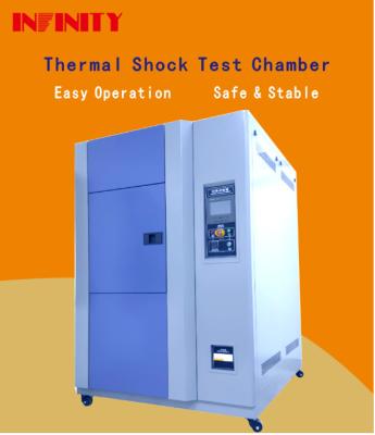 China IE31 150L Programmable Alternating Thermal Shock Chamber with Non-fluorine Environmental Refrigerant R404A R23 for sale