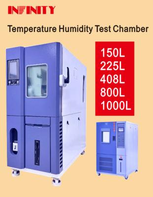 China Air-cooled Programmable Constant Temperature Humidity Test Chamber Temperature Uniformity of ≦2.0C à venda