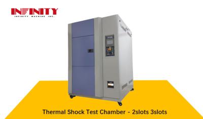 中国 80L 2 ゾーン 3 ゾーン垂直熱ショック試験室 -40°C +150°C 環境室 販売のため