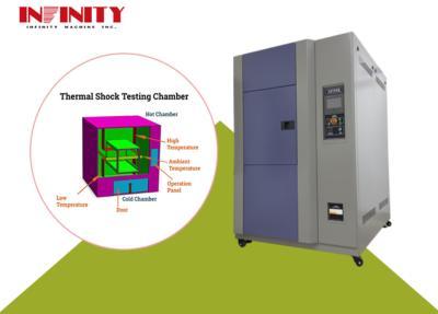 China 3 Slots Rapid Temperature Change Thermal Shock Chamber Environmatal Test Chamber for sale
