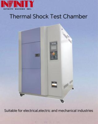 China Non-fluorine Programmable Temperature Impact Test Chamber Fast Recovery Environmental Compliance for sale