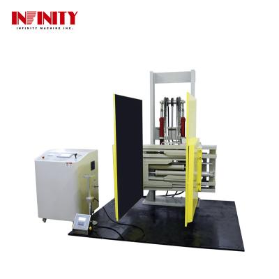 China ASTM ISTA Packaging Carton Clamp Testing Equipment Compression Horizontal Clamping Tester Machine for sale