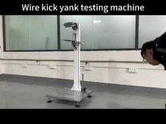 Wire kick yank testing machine--machine assembly