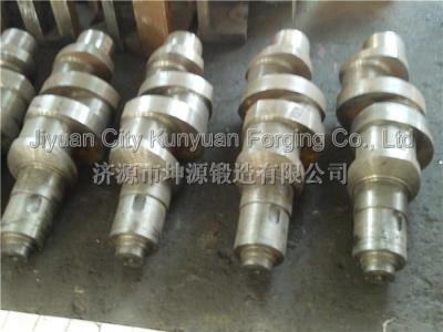 China Diâmetro forjado industrial 200 - 750mm ISO9001 2008 do eixo de manivela do forjamento do motor de automóveis dos eixos de manivela à venda