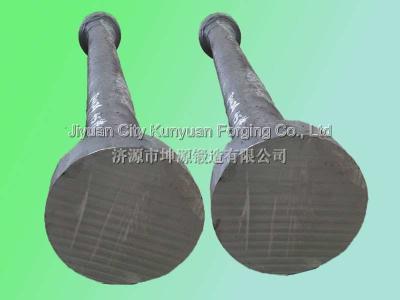 中国 空白シャフトの鍛造材の長さ6000mmの直径300-800mmは、高精度、ISO 9001の鋼鉄シャフトを造りました:2008年 販売のため
