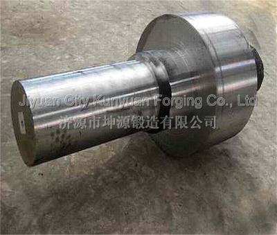 China 42CrMo4 OD702 x350 x1500mm Threaded Metal Hardened Forged Steel Shaft For Ship Building Industry for sale