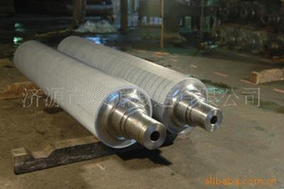 China 42CrMo / 48CrMo High Pressure Carbon Steel Corrugated Forming Roller / Cast Iron Roller  OD 270 - 550mm for sale