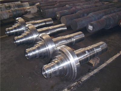 Chine Les axes de turbine d'équipement d'alimentation, acier au carbone de précision ont forgé OIN en acier d'axe 9001 - 2008 à vendre