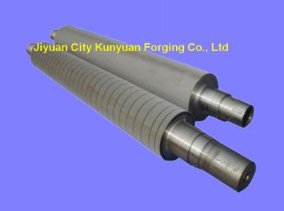China 42CrMo / 48CrMo Structural Alloy Steel Corrugated Iron Roller For Paper Machine Outer Dia 270 - 550MM for sale