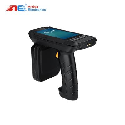 China QR Code RFID Tracking Inventory Reader 18000-6C Protocol UHF Collector Handheld Scanner Barcode Collecting Machine for sale