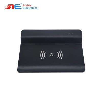 China Desktop Small RFID Reader ISO14443A 13.56Mhz Proximity RFID Reader With Plastic Case for sale