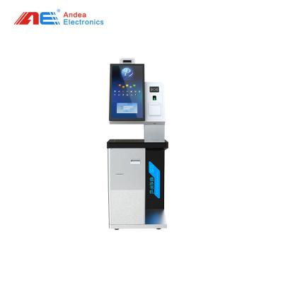 China Library Book Borrow And Return Self Service Kiosk With Self - Help Certificate Handling Machine for sale