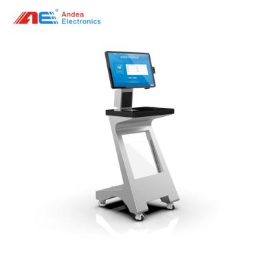 China RFID Library Book Self - Service Check - In And Check Out Kiosk Machine 27 Inches Touch Screen With Face Recognition for sale