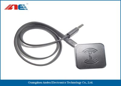 China Interfaz USB RFID Chip Reader Writer, lectores de etiqueta pasivos de ICODE ILT RFID en venta