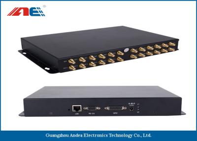 China 24 Channels HF RFID Fixed Reader , High Power RFID Reader For Bookshlef Inventory Management for sale