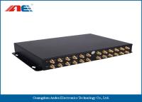 China High Power RS232 Interface HF RFID Reader , Ethernet RFID Reader With 24 Channels One GPIO for sale