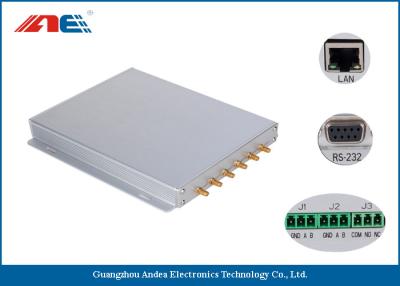 China ISO18000-3M1 Long Range RFID Reader RF Power 1 - 8W With Six Channels for sale