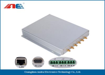 China 13.56MHz Six Channels Fixed RFID Reader Support Multiple Antenna Ports 50pcs Per Second for sale