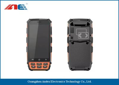China 5.0 Inch IPS Panel Display 4G Handheld RFID Reader PDA RFID Scanner Reading Range 30CM for sale