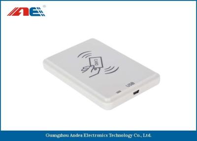 China Small Portable RFID USB Reader ISO 15693 ISO 14443A / B ISO 18000 - 3M3 NFC Reader for sale