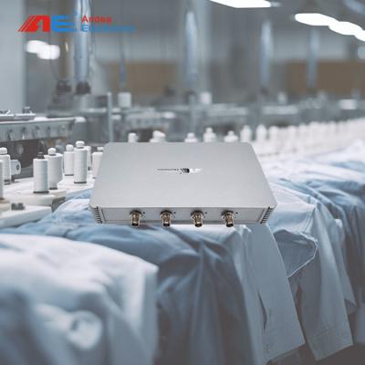 China RS232 RS485 Ethernet Aluminum Alloy Ultra High Frequency Reader For Apparel Manufacturing Workpiece Identification for sale