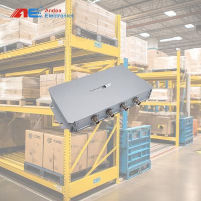 China La frecuencia ultraelevada inteligente RFID de la gama larga fijó al lector Impinj 4 puertos que la frecuencia ultraelevada RFID fijó al lector For Warehouse Management en venta