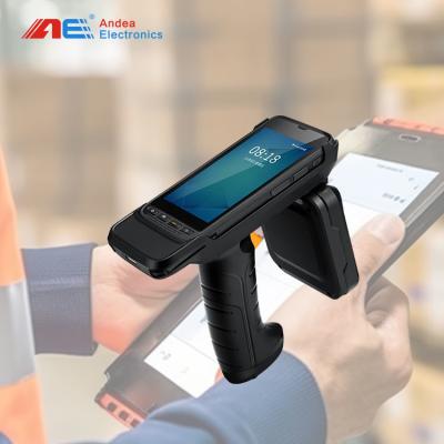 China 860-960MHz Long Range RFID Reader Writer Warehouse Library All In One IoT Android Barcode Multi Tag UHF RFID Reader for sale
