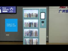 Schools And Offices Small Automatic 24 Hours Intelligent RFID Bookshelf Self Help Smart Bookcase