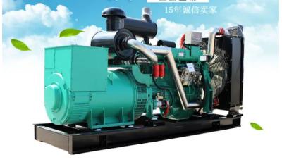 China 50Hz Water Cooling Weichai Diesel Generator Set Open Type With Muffler for sale