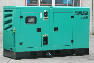 China 3 Pole CUMMINS Diesel Generator Set , 25KVA / 20KW Silent Diesel Generator Set For Home for sale