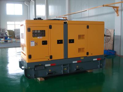 China 3 Pole MCCB Silent Diesel Generator Set , 280KW 350KVA Genset Diesel Generator Set for sale