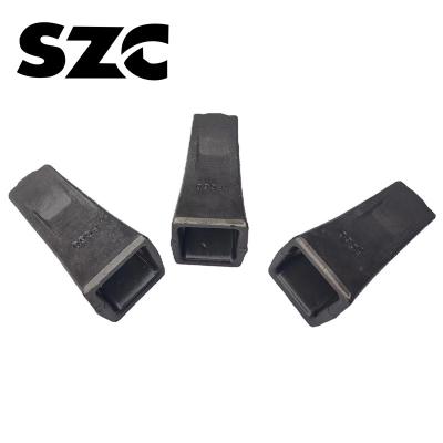 China Surface Polished PC60 Mini Excavator Bucket Teeth Digger Spare Parts for sale