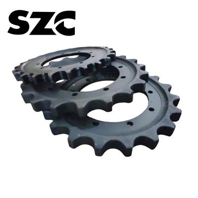 China SK75 Excavator Drive Sprocket SK40SR-2 Series Digger Track Parts for sale