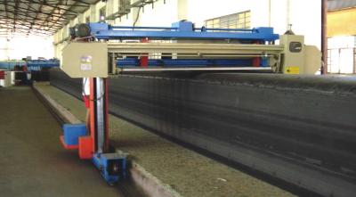 China Track Type Horizontal Foam Cutting Machine For Square Mattress / Long Sponge Foam for sale