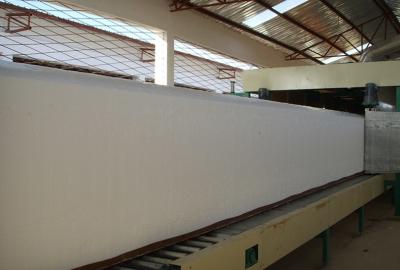China Horizontal Continuous Spong Foam Production Line For Furniture / Pillow for sale