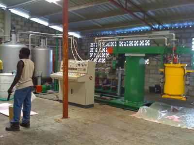 China High Speed Automatic Recycled Foam Production Line With Steam for High Density Sponge for sale