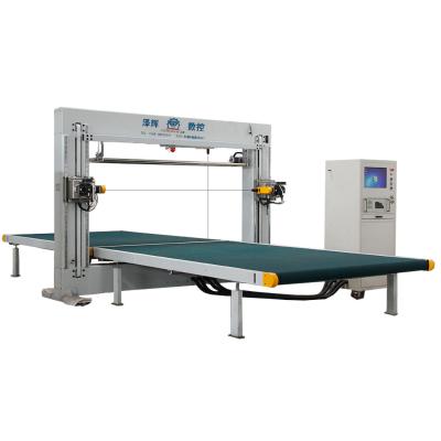 China Horizontal And Vertical Blades Vibration Blade CNC Contour Cutting Machine(SIngle/Double Blade) for sale