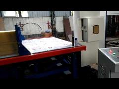 Horizontal CNC Foam Cutter Machine With Oscillating Blade For Special Shape Foam
