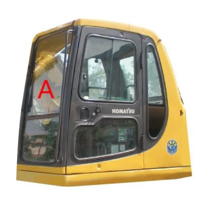 China Nenhuma máquina escavadora de vidro Front Windscreen Glass do táxi de KOMATSU dos furos à venda